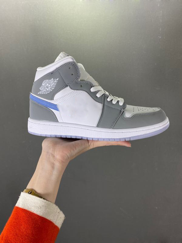 

(With Box)2021 Mid Wolf Grey Basketball Shoes Men Women Blue And Icy Soles Sneaker