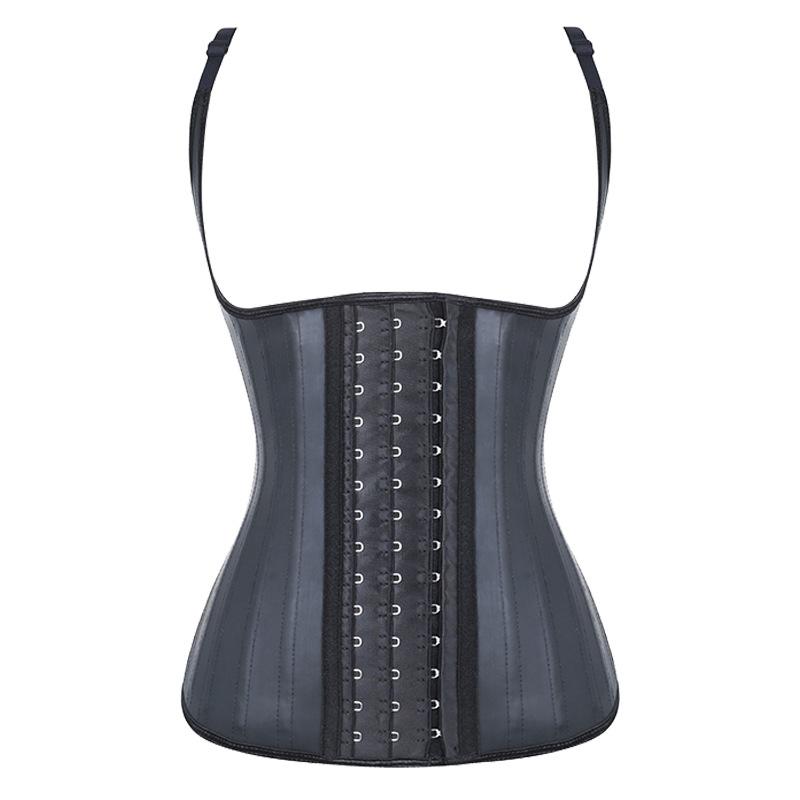 

Women's Shapers Body Shaper 25 Steel Bones Latex Vest Waist Trainer Slimming Underwear Bodsuit Belt Modeling Strap, Beige