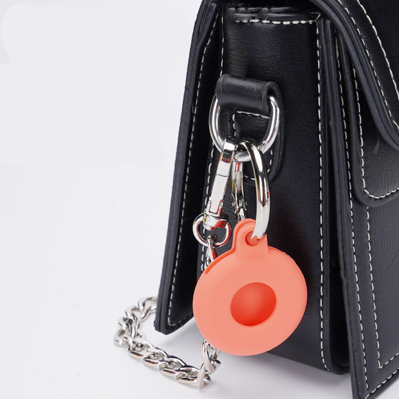 

Strap Soft Silicone Protective Case Air Tags Anti-fall Anti-scratch Accessories Leather Protector Cover Shell Sleeve For AirTags Locator Tracker