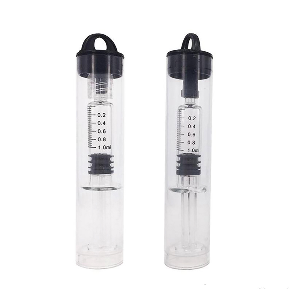

Plastic Tube Packaging Luer Lock Head Bag Fuel Injector Glass Syringe Injectors Pump for Oil Vaporizers Disposable Syringes Dab Tools