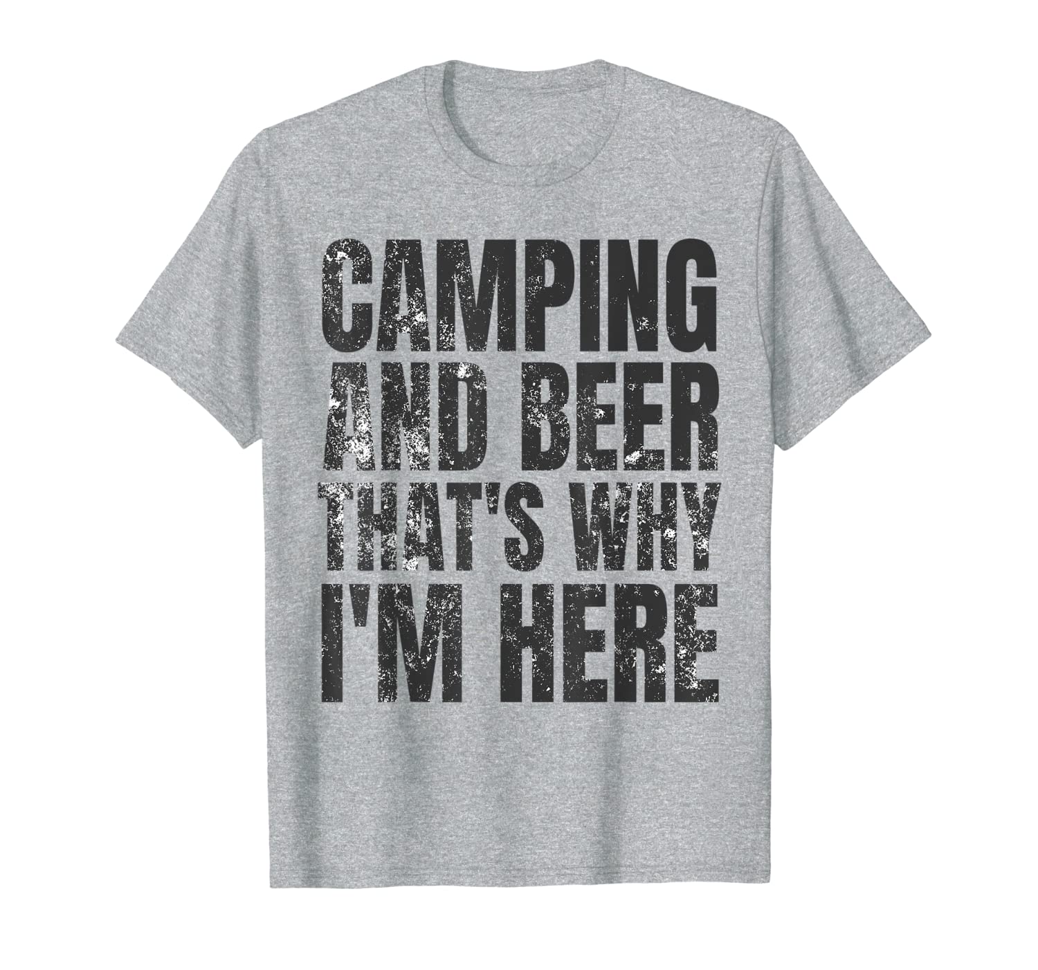 Camping And Beer Thats Why I&#039;m Here - Funny Camping Tee-image-702042695