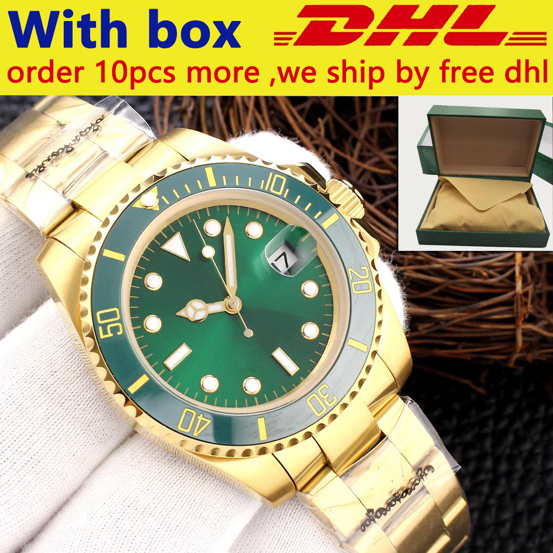 

With box Luxury men watch 42mm full automatic mechanical waterproof stainless steel wristwatch mens fashion watches, Slivery;brown