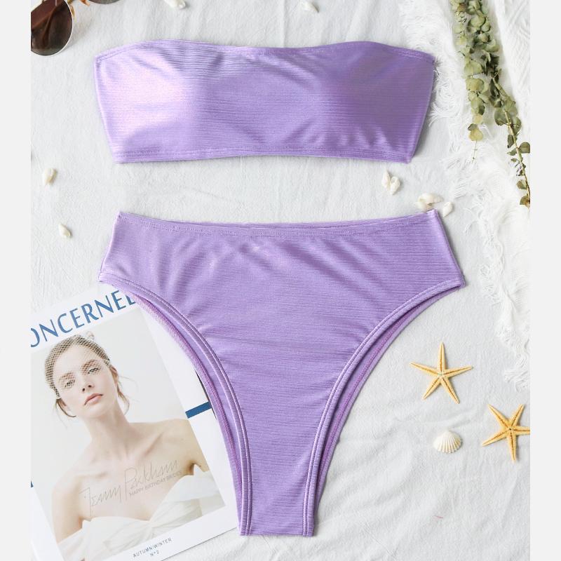 

One-Piece Suits May Bandage 2 Piece Swimsuit Female Bikini High Waist Swimwear Women Bathing Suit Tankini Women' Beach Brazil Biquini
