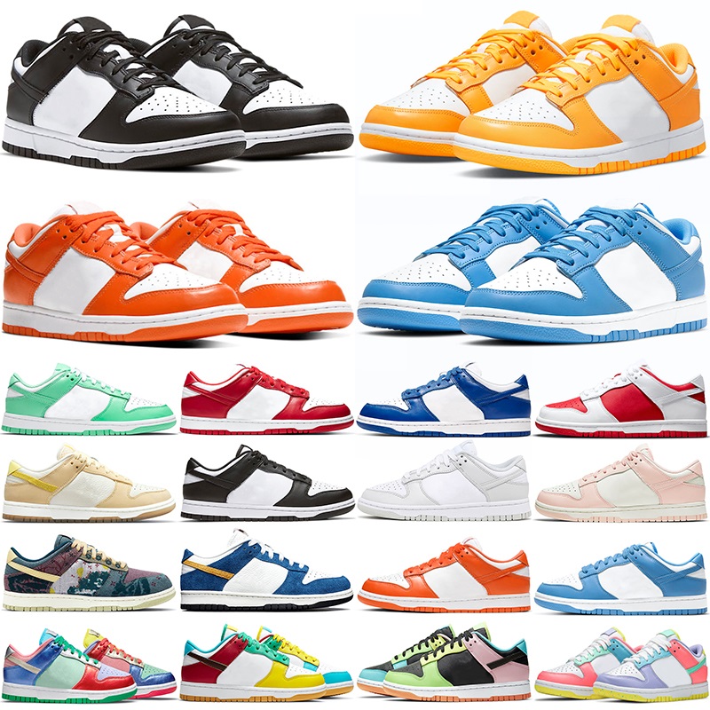 

Running Shoes Black White University Blue Red Syracuse Green Glow Lemon Drop Kentucky High Quality Mens Trainers Womens Sneakers Size 36-45, #1 dunklow black white 36-45