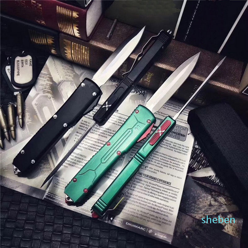 

High quality MT automatic knife UT85 Self defense tactical knife D2 blade aluminum handle EDC outdoor camping pocket fighting knife UT88 C07