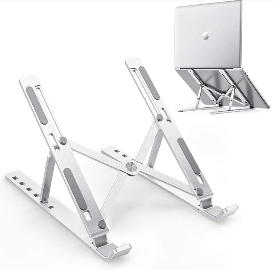 

Laptop Mounts for 10-15.6 inches tablets,Aluminum alloy Stand 6-position adjustable height Portable Holder Desk cooler