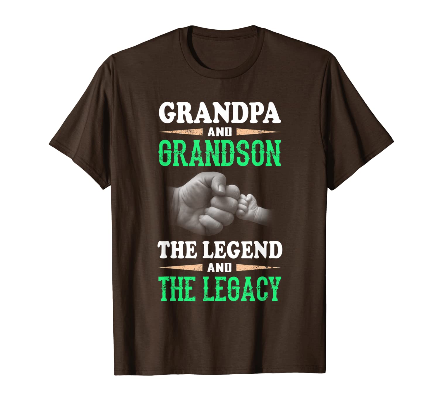 

grandson gift shirt granpa the legend grandson the legacy t-shirt, White;black