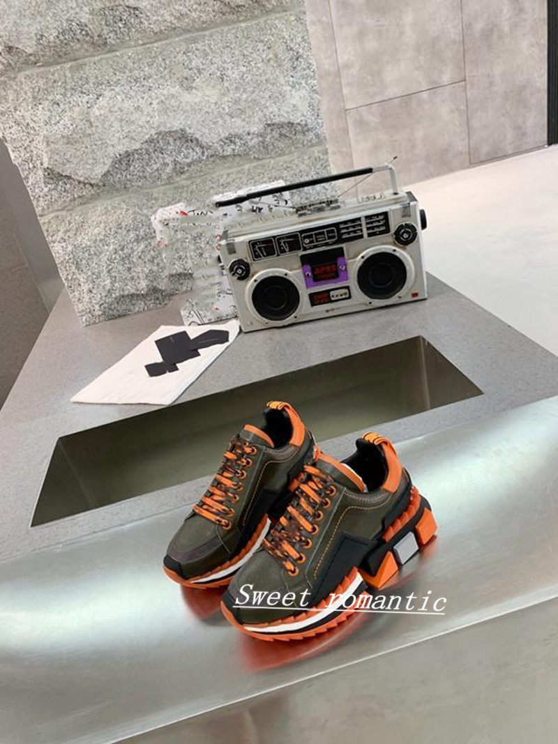 

2021 MULTI-COLORED SUPER KING SNEAKERS Luxury design Men'swoman sports shoes Comfortable