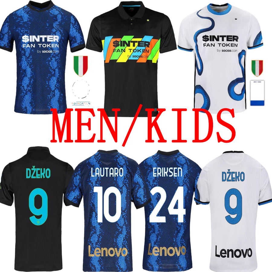 

2021 INTER soccer jersey AC BARELLA CORREA DZEKO MILAN GIROUD IBRAHIMOVIC LAUTARO ERIKSEN THEO BRAHIM 21 22 football shirt 2022 uniforms men + kids kit sets, Purple