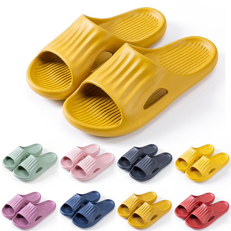 

High quality Non-Brand mens women slippers shoes red Lemon yellow green pink purple blue men slipper bathroom wading shoe, Item #1