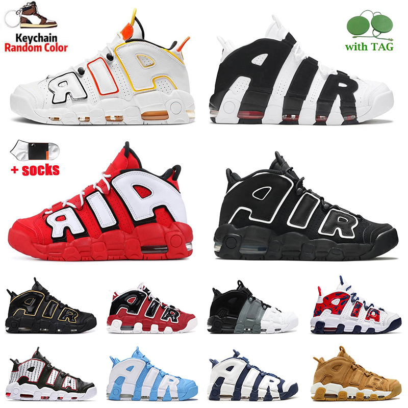 

Top Quality 2021 Air Scottie Pippen More Uptempo Basketball Shoes Size 12 Black Bulls Hoops Pack White Varsity Red Sunset UNC Designer Trainers Mens Women Sneakers, D42 pink blast 36-40