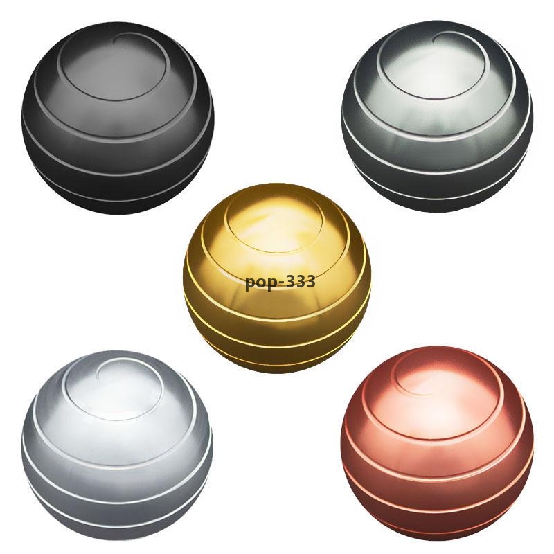 

Kinetic Desk Toys Optical Illusion Gyro Flowing Spherical Helix Fidget Spinner Spinning Top Desktop Gyroscope Decompression Anxiety