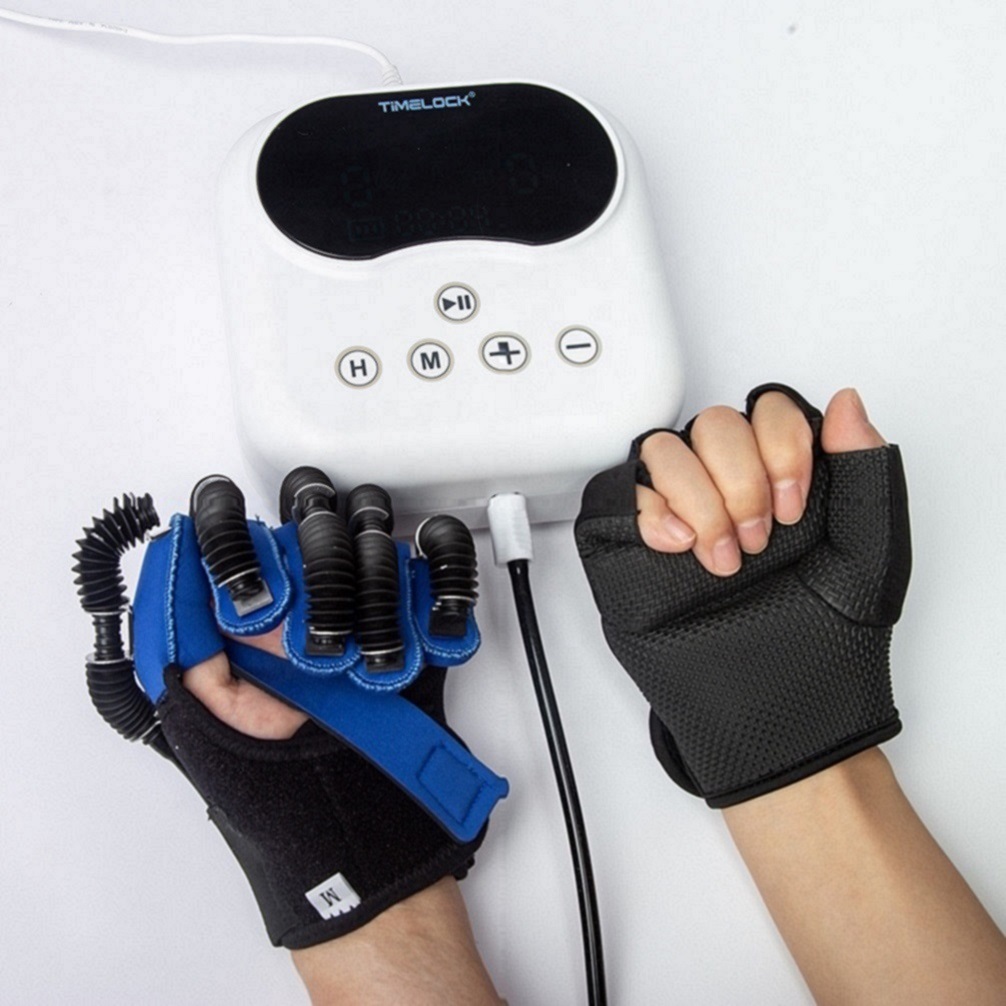 2021 New Hospital Hand Rehabilitation Equipment Hand function rehabilitation robot gloves for Stroke Patients with Hemiplegia-image-735464755