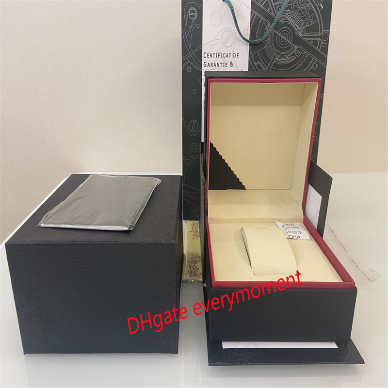

Excellent best selling original wooden gift watch box certificate brochure invoice 15400 15710 15703 26470 Swiss 3120 3126 top watch accessories Watch case