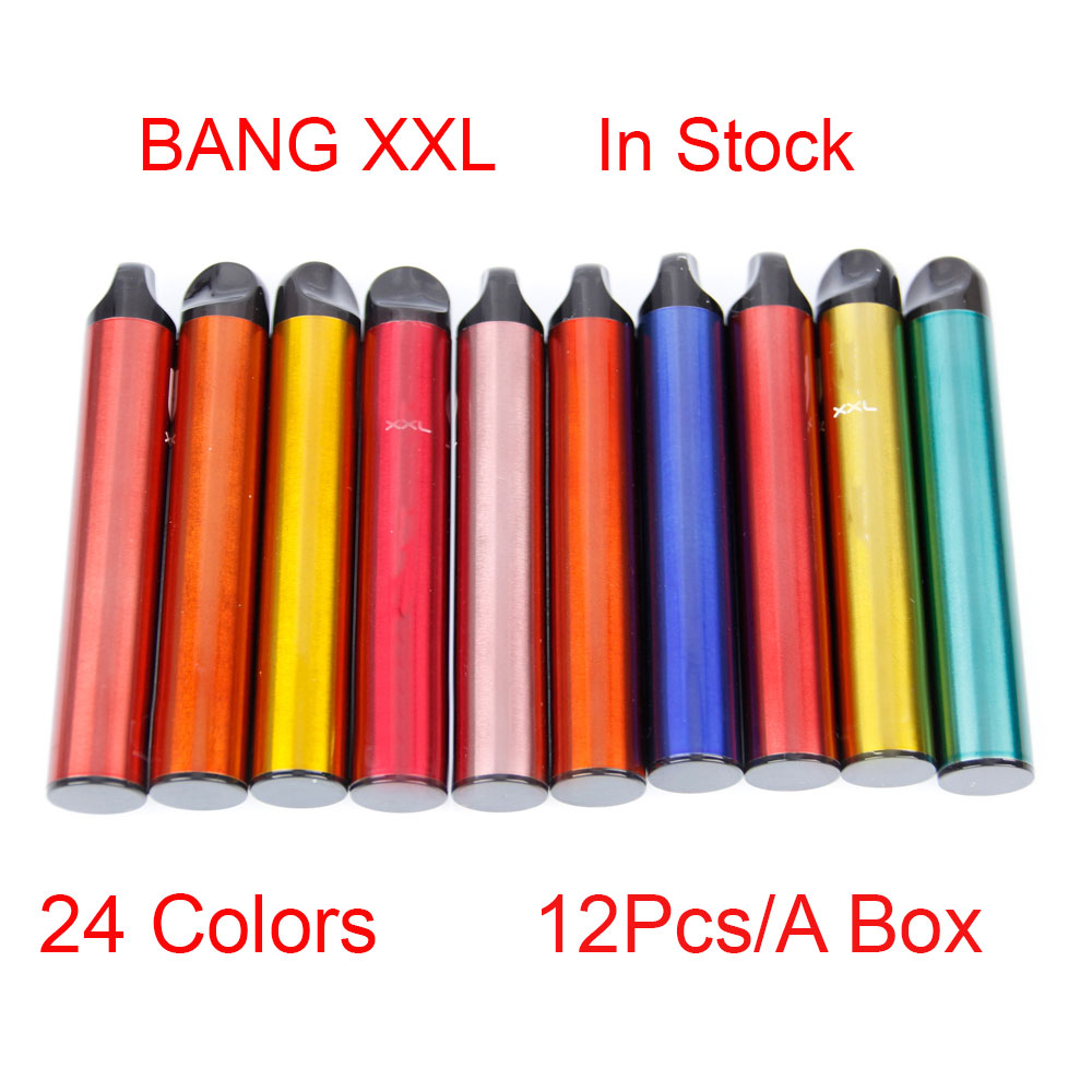 

Original Bang XXL Disposable E cigarettes Device Kit 12 per set 800mAh Battery Pre-filled 6ml Pod 2000 Puffs XXtra Kits Vape Pen VS Shion King Plus Bar 100% Authentic