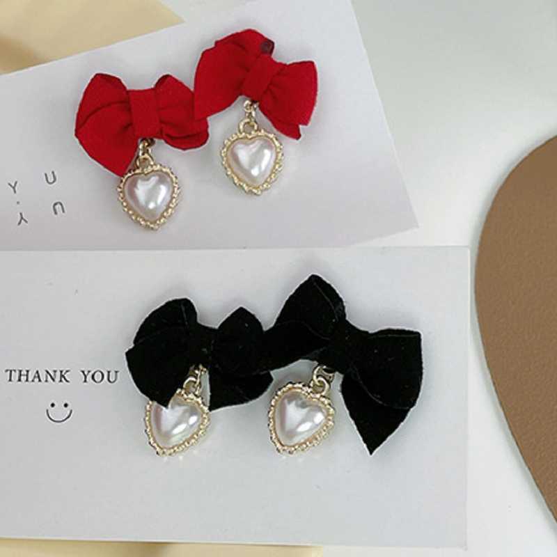 

Stud Colorful L Retro 925 Sterling Silver Bowknot Alloy Heart Shape Sweet And Cuddly Ear Clip Earrings For Women Jewelry, Golden;silver