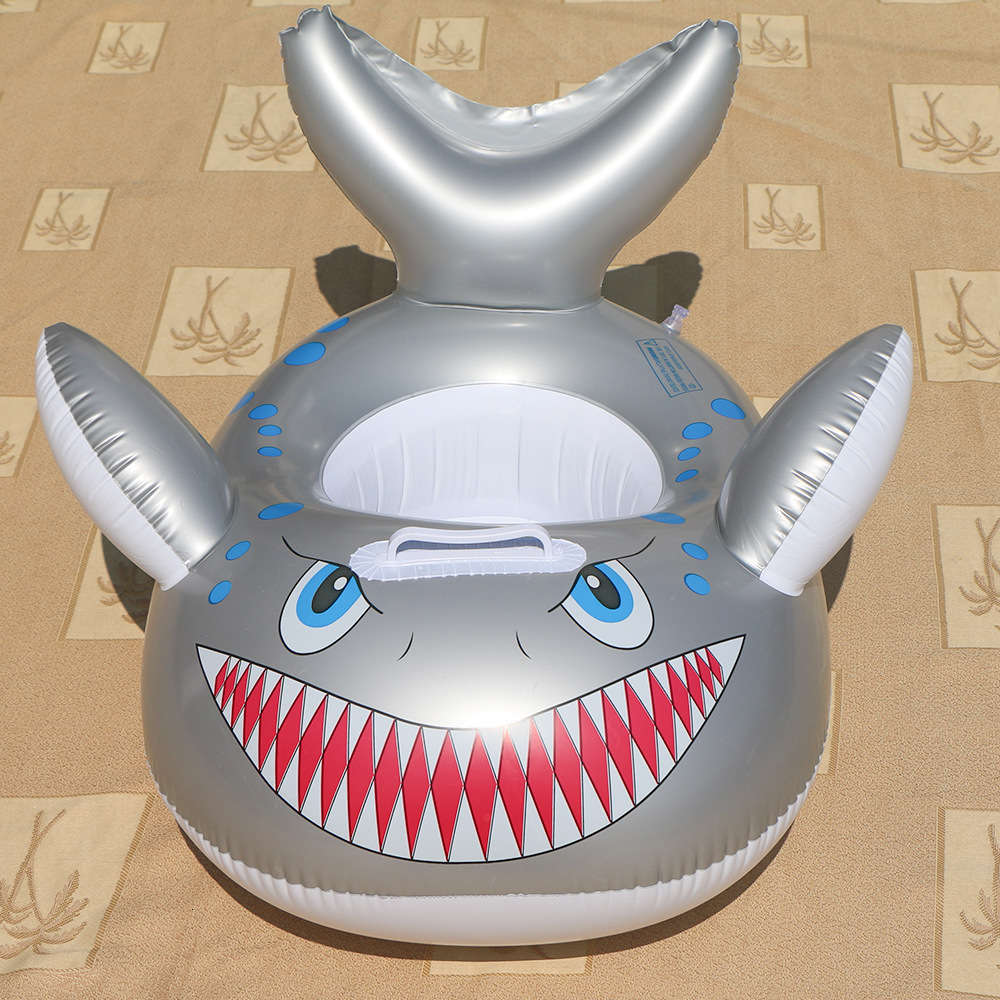 

Swimming ring seat PVC children's swimming circle inflatable Shark boat
