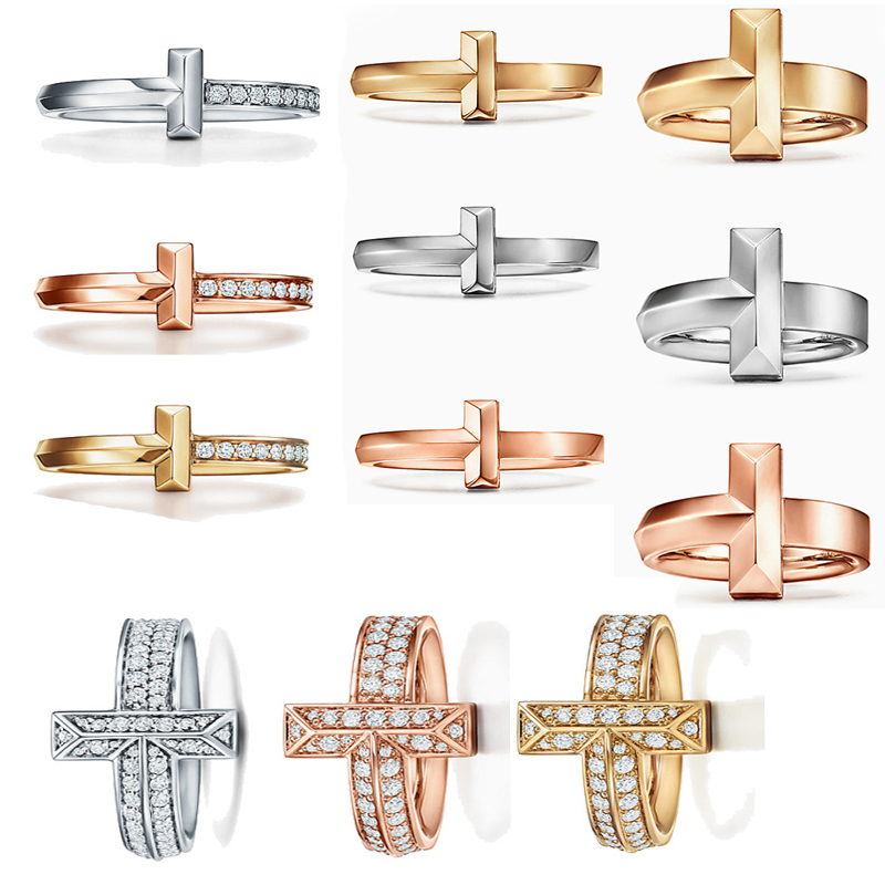 

Tff925 sterling silver T female T1 series original fashion classic personality design European and American ring love gift