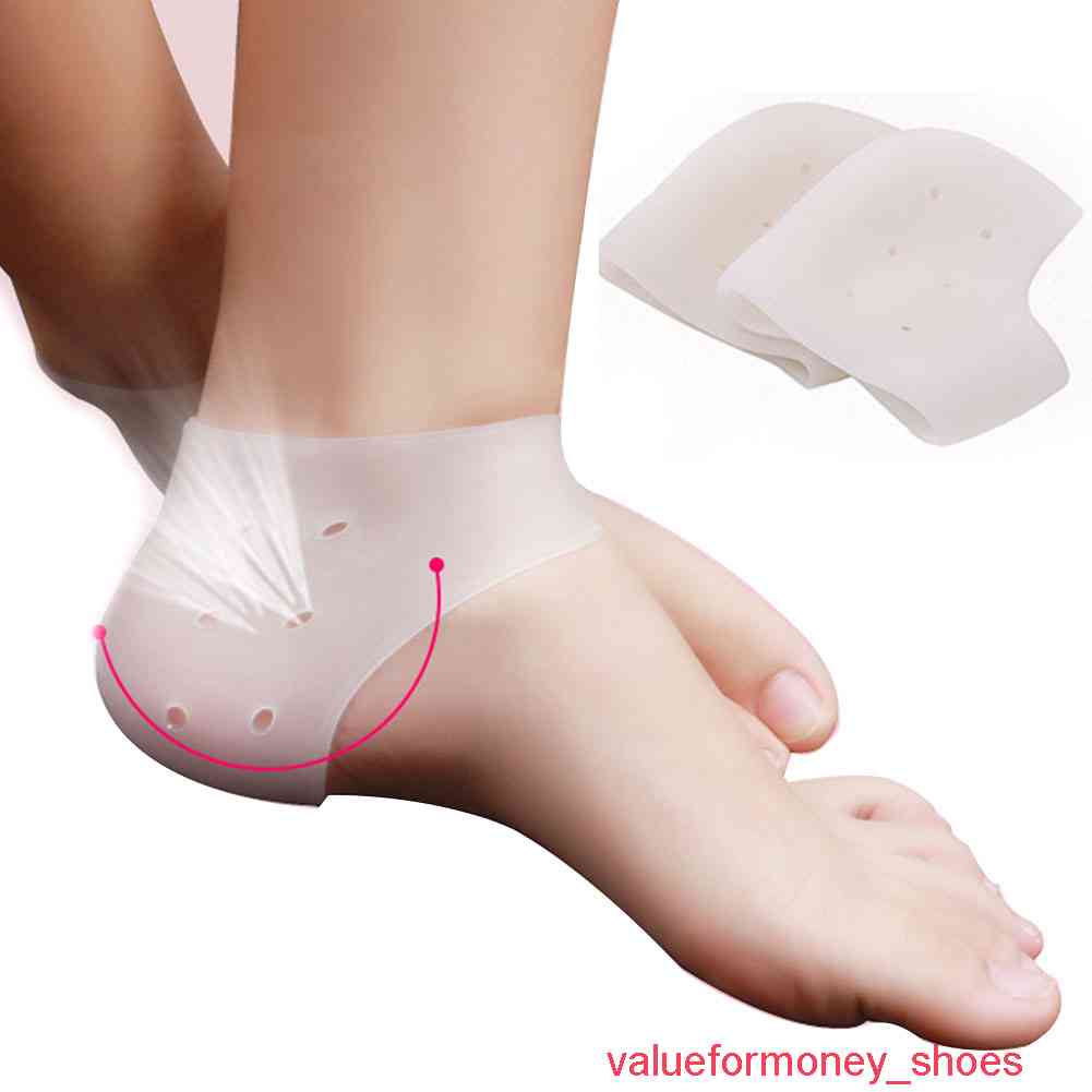 

Materials Shoes Silicone Foot Skin Care Protector Moisturizing Gel Against Peeling Prevent Dry Washable Heel Socks Soft K170G