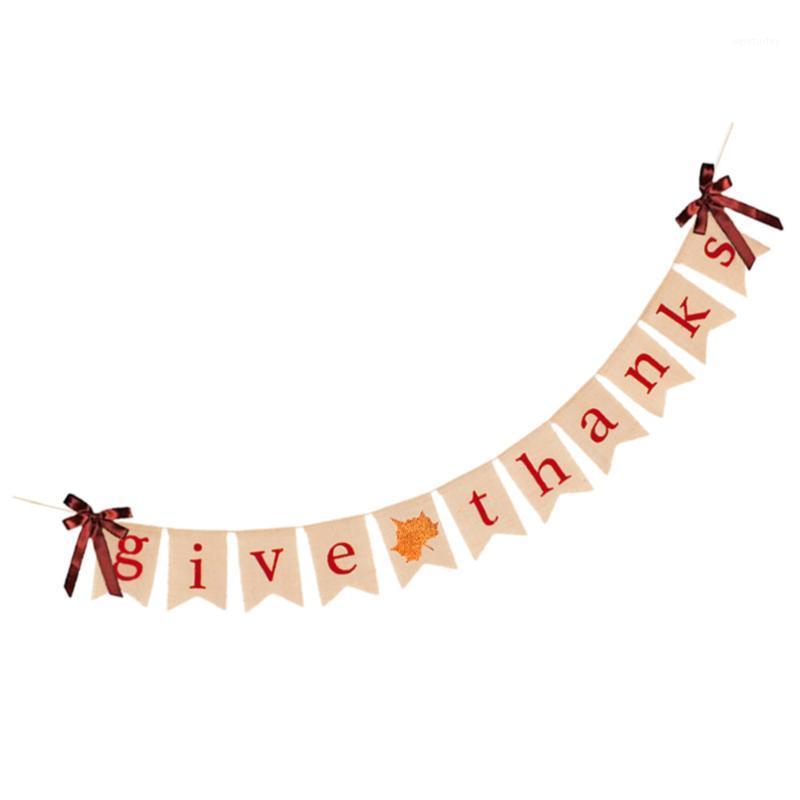 

Party Decoration 1Pc Thanksgiving Day Hanging Flag Banner (Assorted Color)