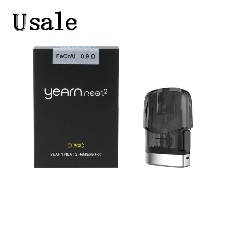 

Uwell Yearn Neat 2 Cartridge 2ml Pod with 0.9ohm Mesh Coil 100% Original