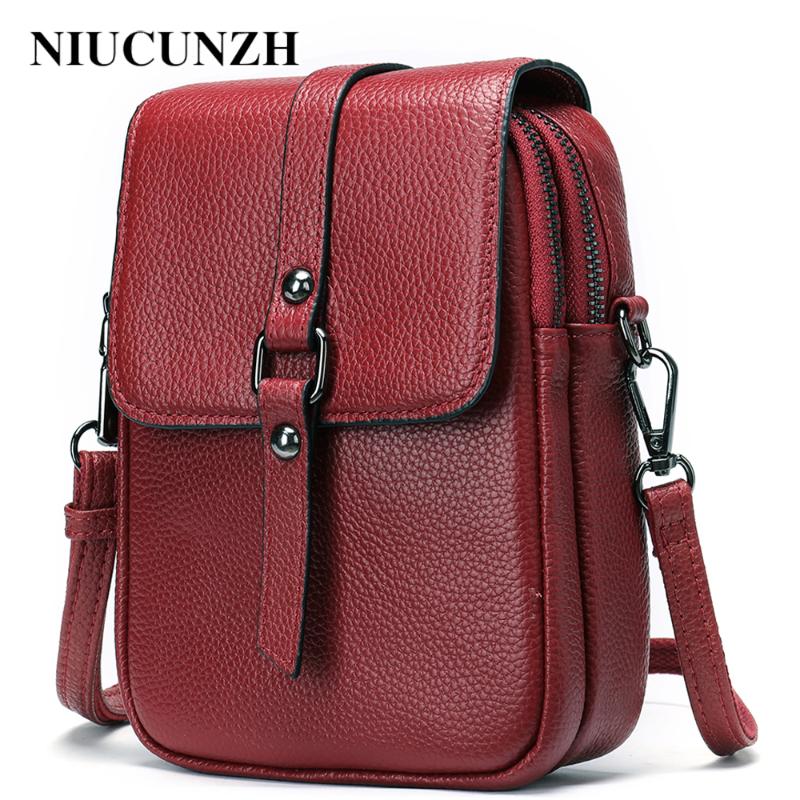 

Evening Bags NICUNZH Small Women Bag Purse Shoulder Phone Crossbody Genuine Leather MIni Messenger For Casual