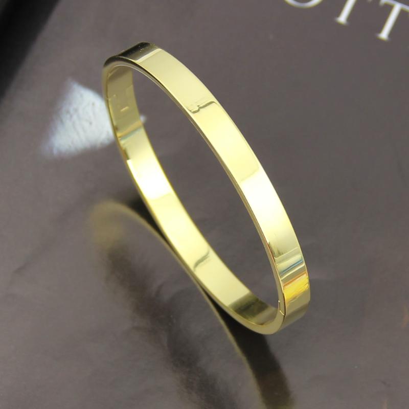 

Bangle Men's Women's Stainless Steel Lover Love Polished Wristband