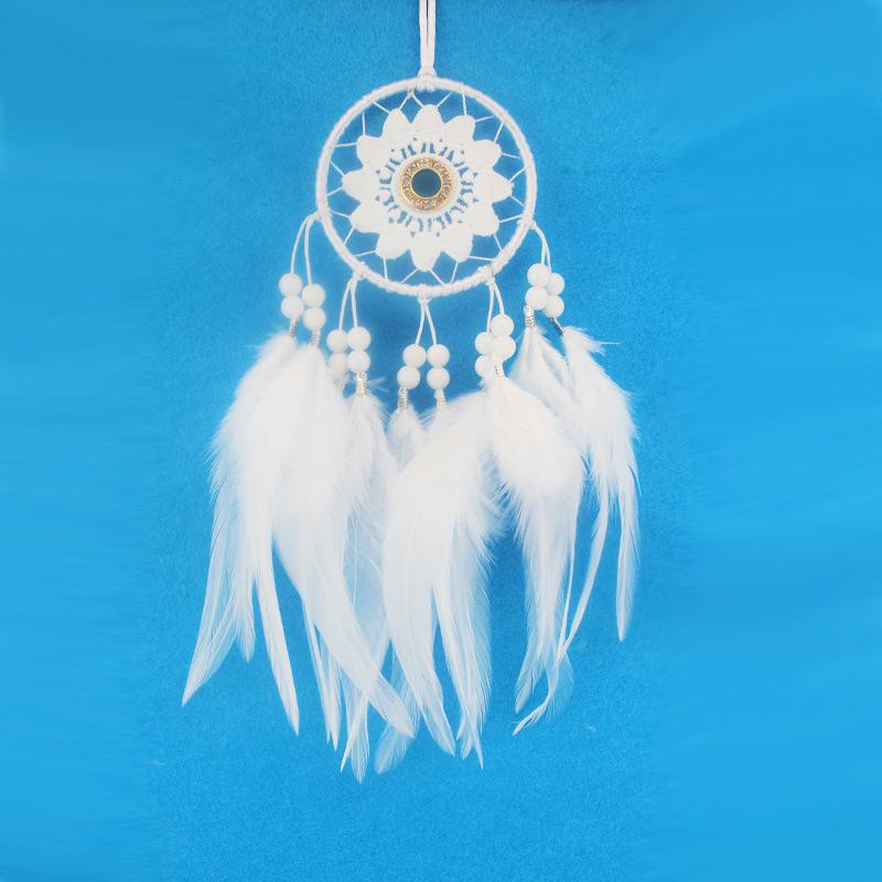 

Interior Decorations 1PCS Dream Catcher Car Hanging Ornaments Feather Pendant Home Decor Wall Art Gift Decoration