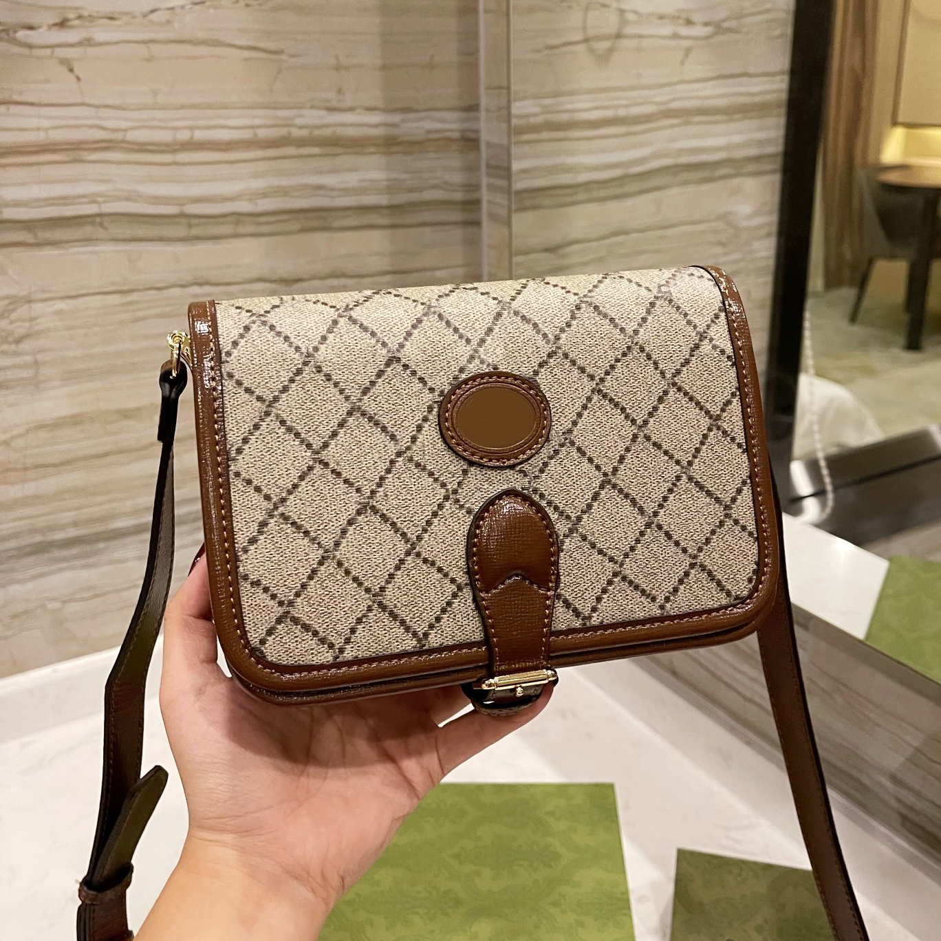 

G bags Retro bag Magnet buckle Fashion women CrossBody Handbag Quality luxurys Top designers Clutch lady Shoulder purse Handbags Metallic pr
