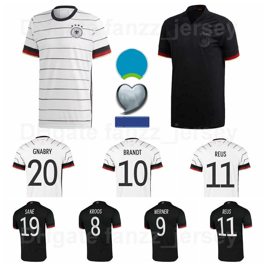 

Germany 2021-22 Soccer 23 GOMEZ Jersey National Team 7 DRAXLER 17 BOATENG 11 REUS SCHWEINSTEIGER 19 GOTZE KLOSE Black White Football Shirt Kits