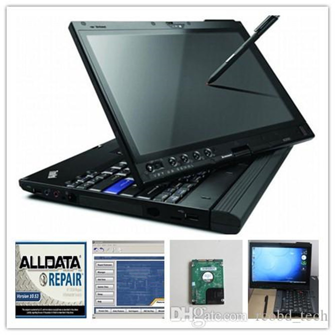 

alldata computer all data 10.53 auto diagnostic software tool atsg 3in1 install in laptop x200t touch 1tb hdd