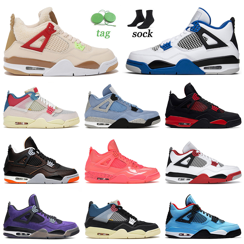 

Wholesale Jumpman 4 4s Basketball Shoes Mens Women Where the Wild Things Are GS Motorsport Guava Ice University Blue Red Thunder Starfish Hot Punch Sneakers Size 36-47, D25 95 neon 40-47