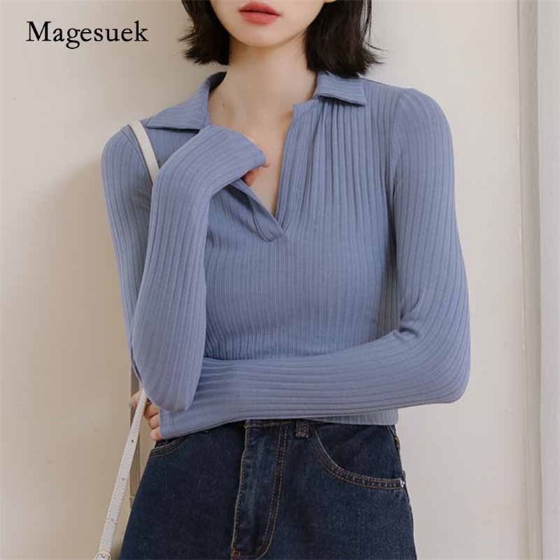 

Autumn Casual Office Lady Shirt Women Tops Fashion Long Sleeve Cotton  Blouse Slim White Mujer 11198 210518
