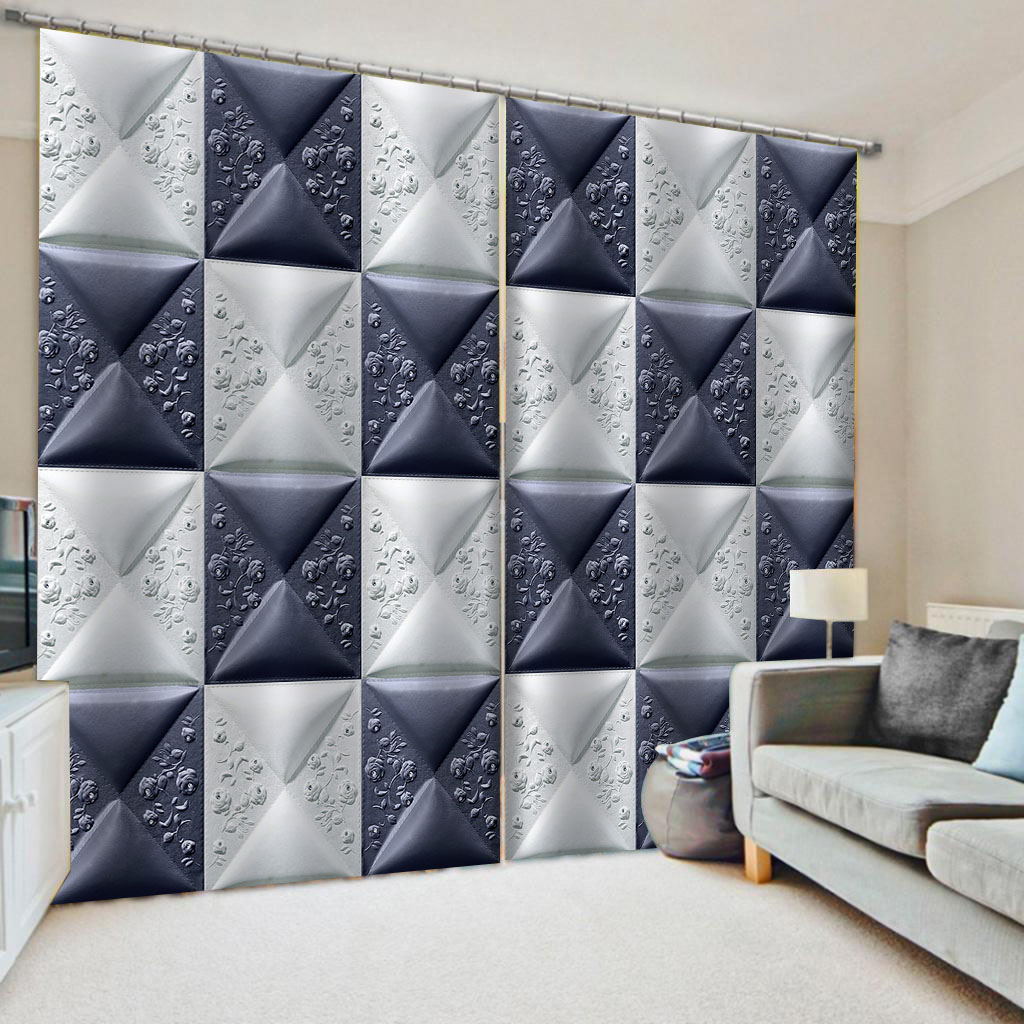 

Luxury Blackout 3D Curtain Living Room Bedroom Kitchen Drapes Home Decor Soft Comfortable Curtains, Customize