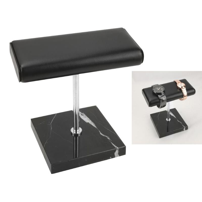 

Watch Boxes & Cases Stand Bracelet Bangle Rest Rack Marble Base Jewelry Holder Organizer