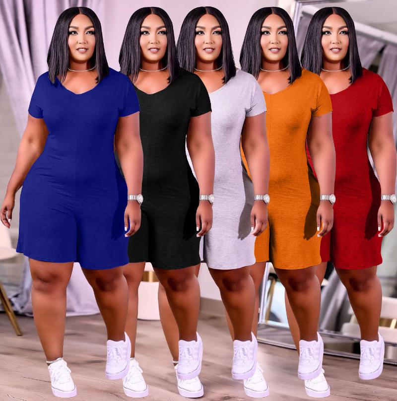 

Women' Tracksuits Sexy Jumpsuit Black Romper Wear Party Club Summer Women Clothing Bodycon Bodysuits Shorts Woman Clothes Zip Up Overall Bo