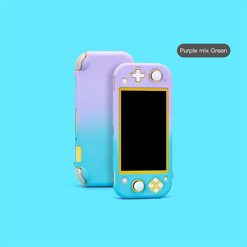 

Newest DATA FROG Protective Case For Nintendo Switch Lite Console Hard Cases Shell Skin Feel Mix Colorful Back Cover