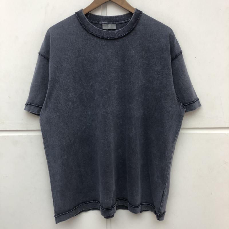 

Men's T-Shirts Quality Nice Washed Heavy Fabric T Shirt Men Women Summer Style Blank Solid Color Tops Tee