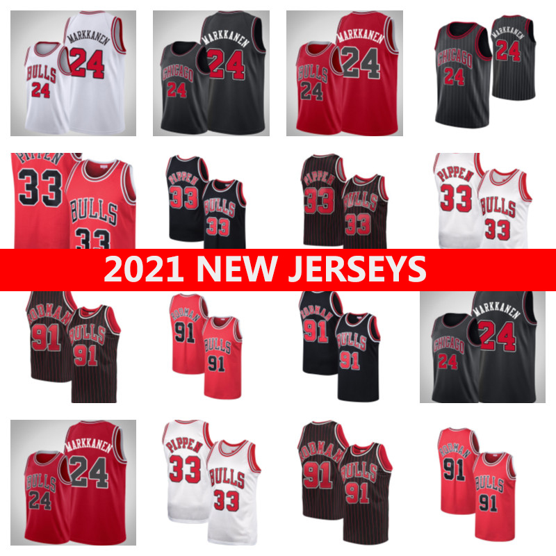 

Basketball jersey 24 Lauri Markkanen 33 Scottie Pippen 91 Dennis Rodman, As