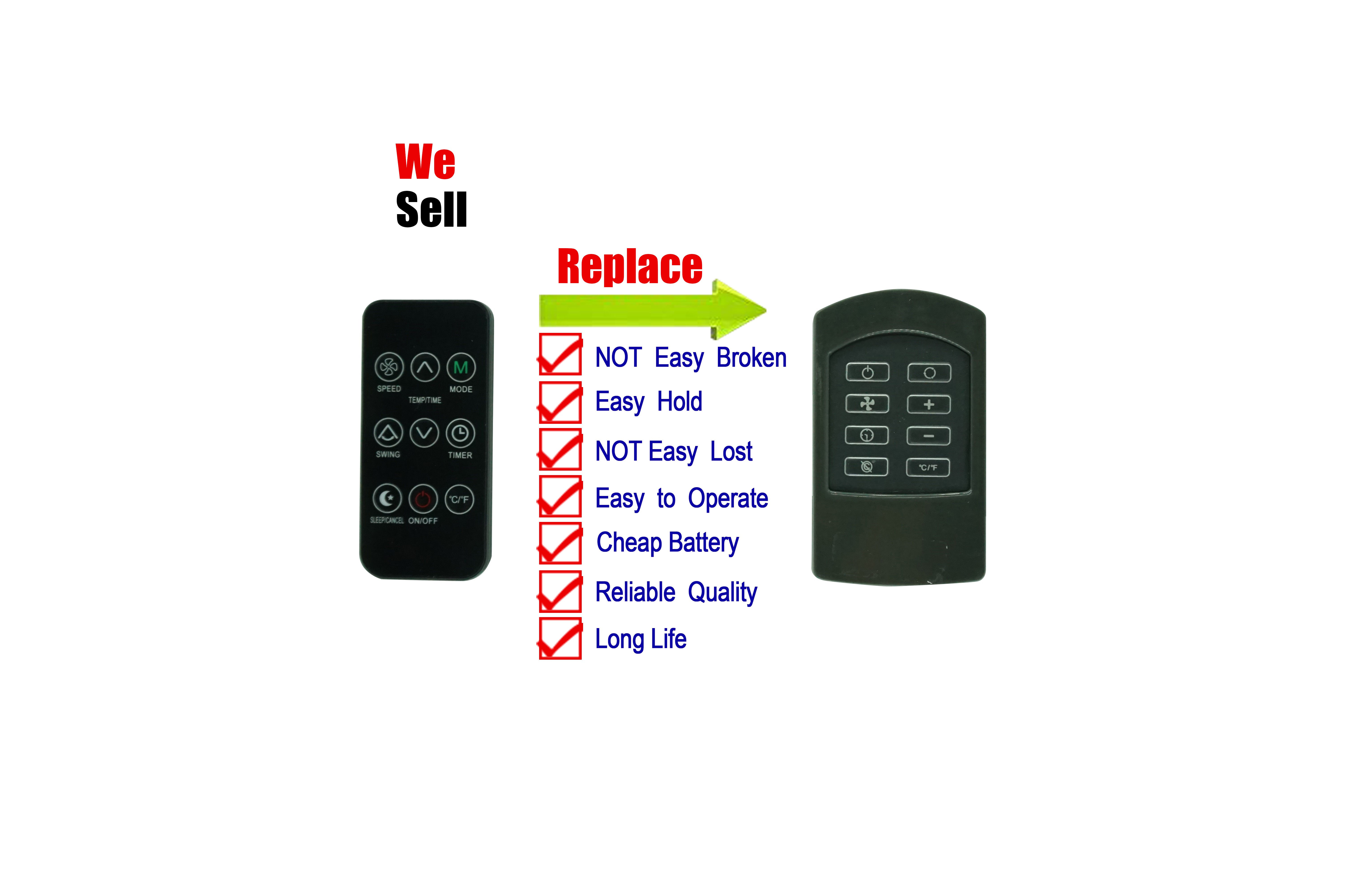 

Remote Control For Danby A2530-460-AH08 A2530-460-AH07 DPAC5009 DPAC5011 AC-5620-74 DPAC8KDB DPAC7099 APA070B1G DPAC12012P Portable Window A