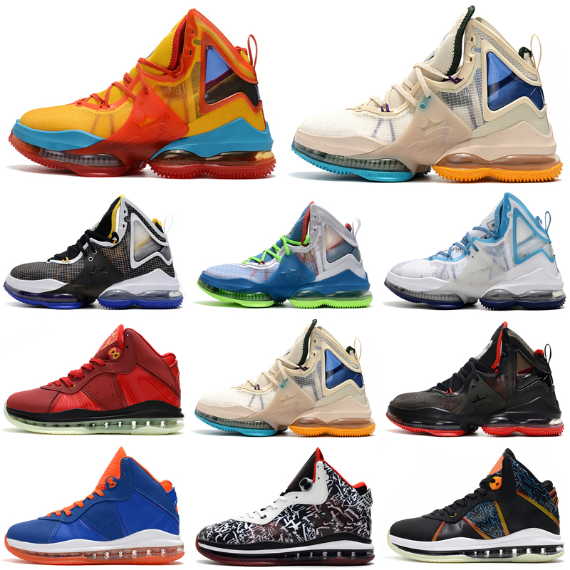

lebrons 19 men basketball shoes 19s Tune Squad Space Jam Minneapolis Hardwood Classic Dutch Blue Lime Glow Bred mens trainers sports sneakers size 7-12 fashion, As photo 7