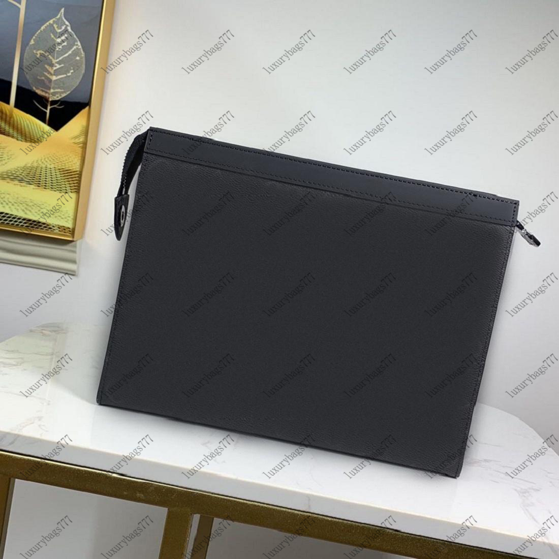 Luxury Designer Handbags, Classic Multi-Purpose Saddle Bag,Grid printed,Leather Men's and Women's Purses, Wallets, Card Bags-image-684269362