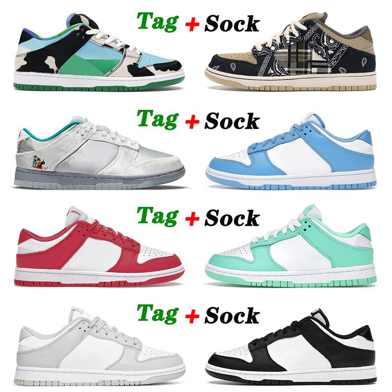 

OG Mens Women SB Skate Running Shoes Chunky Ice Blue Unc Green Glow Black White Lows Michigan Grey Fog Low Designer Outdoor Sneakers 36-45, C28 orange pearl 36-40