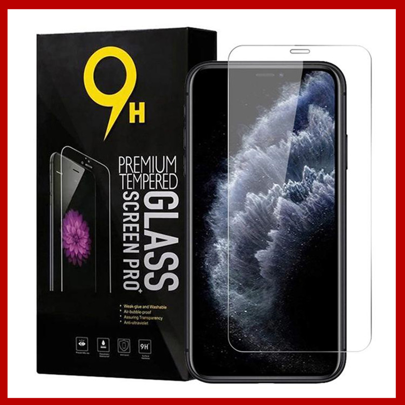 

Screen Protector Mobile Phone 9H Transparent Tempered Glass For iPhone 12 Mini 11 Pro Max X XR XS 6/7/8 Plus Samsung S21 A32 A42 A52 A72 4G 5G A51 A71 A02S Moto G Stylus 2021