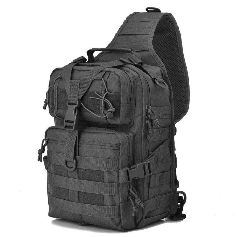

Outdoor Bags Tactical Assault Pack Military Sling Backpack Army Molle Waterproof Rucksacks Bag For Sports Hiking Camping Hunting 20L, Khaki