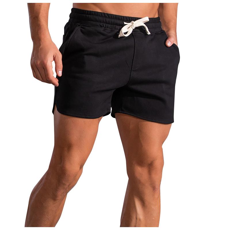 

Men' Shorts Men Casual Quick-drying Workout Jogging Fitness Gym Sport Running Sweatpants With Pockets, Black