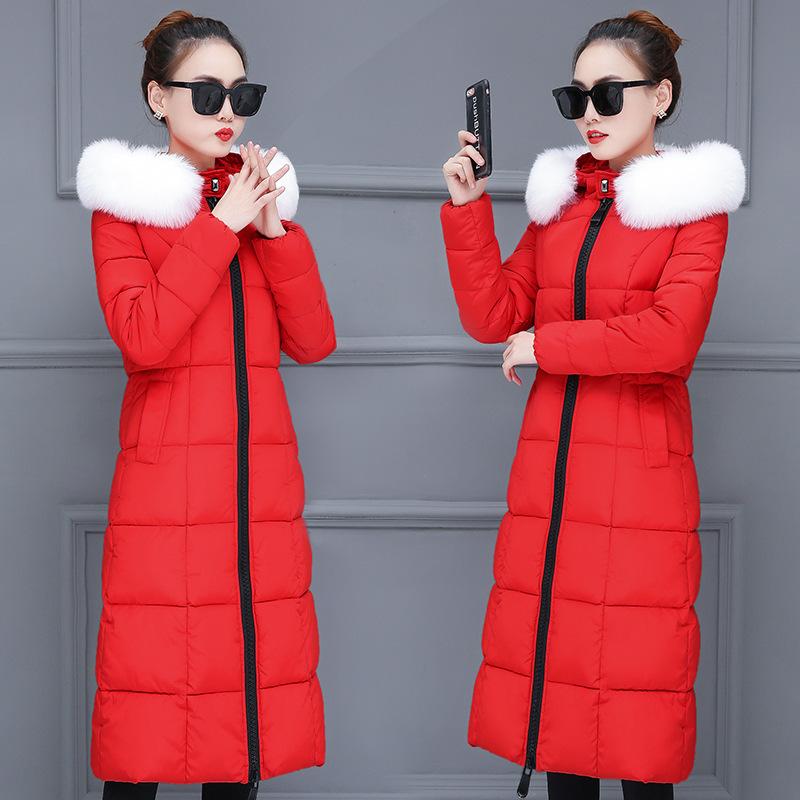 

women's trench coats girls down cotton bubble padded hooded long winter parka jacket coat women, Tan;black