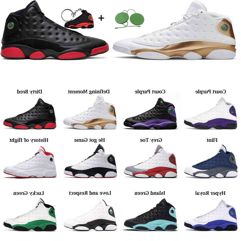 

sports basketball shoes men jumpman 13s Red Flint Hyper Royal Playground Reverse Lucky Green Black Cat Chicago womens mens outdoor sneakers trainers shoe, Soar green