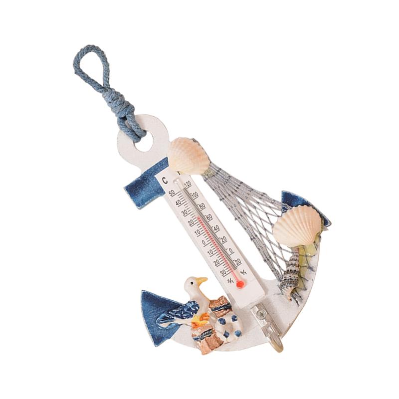 

Christmas Decorations 2 Pcs Beach Style Hanging Ornaments Anchor Wall Hooks Mini Nautical Decor (Random Color)