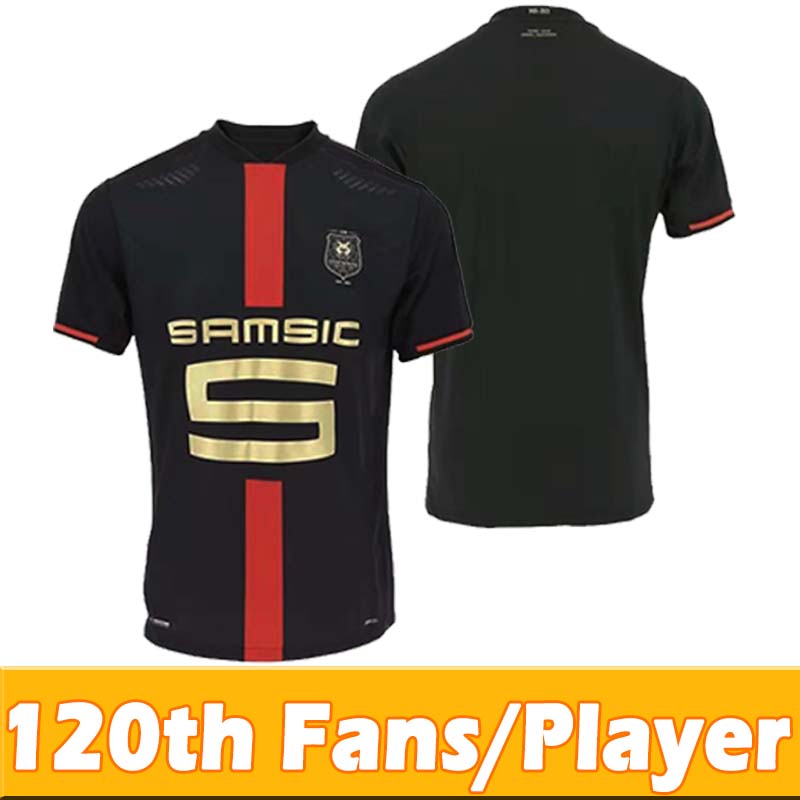 

120th Rennes Stade Rennais soccer Jerseys Fans Player version 120 Anniversary Adult Kids Kits 2021 CAMAVINGA GUIRASSY 20 21 football jersey